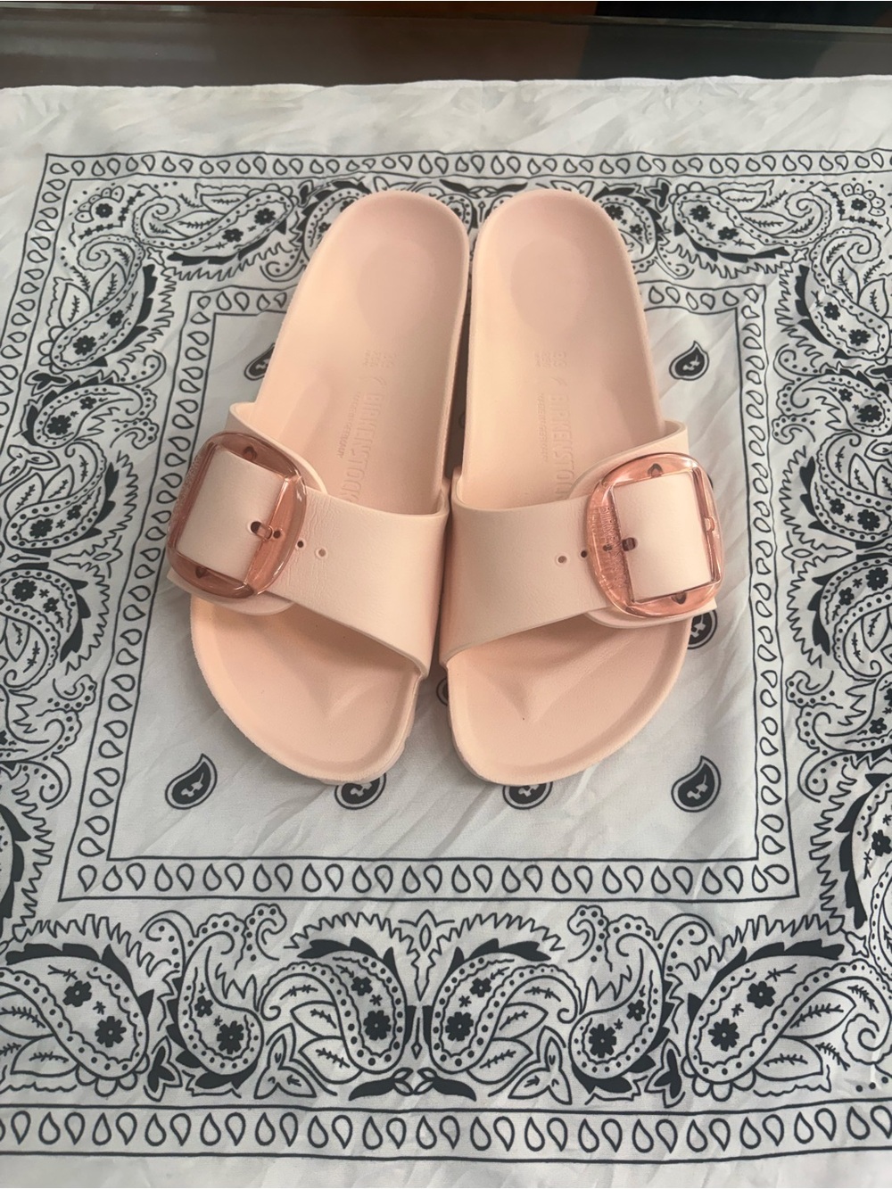 Birkenstock Arizona Big Buckle EVA Sandals Light Rose Pink
